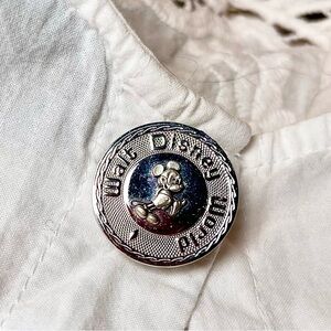 Sterling Silver Disney-Themed Clip-On Button Cover